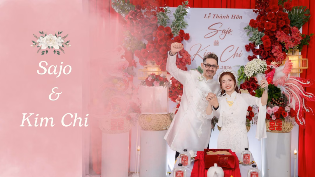 Sự quan tâm tinh tế của Sajo dành cho vợ trẻ người Việt