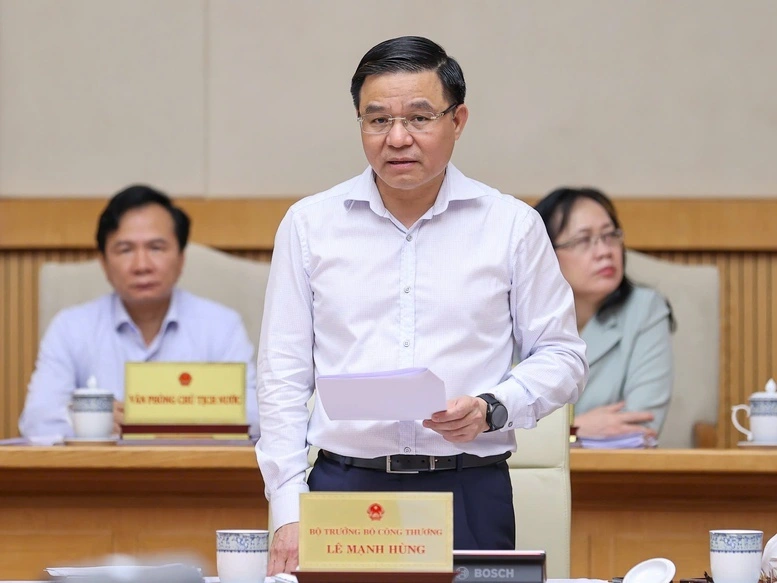 Bộ trưởng Bộ Công Thương Lê Mạnh Hùng (Ảnh: Nhật Bắc).